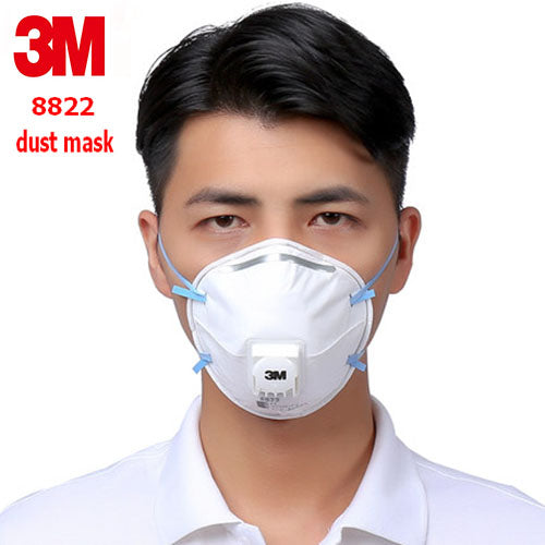 3M 8822 FFP2 respirator dust mask Cold flow valve Anti-static filter dust mask industrial safety dust smoke respirator mask