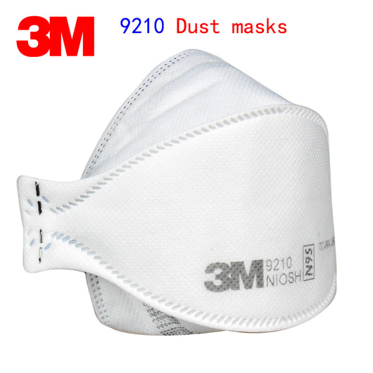 3M 9210 N95 respirator dust mask Folding Efficient respirator mask against Dust particles Fiber dust PM2.5 filter mask