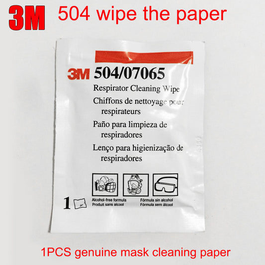 1PCS 3M 504 wipe the paper 6200/7502/6800 mask Clean and maintain Wet wipes Various types screen Decontamination Clean paper