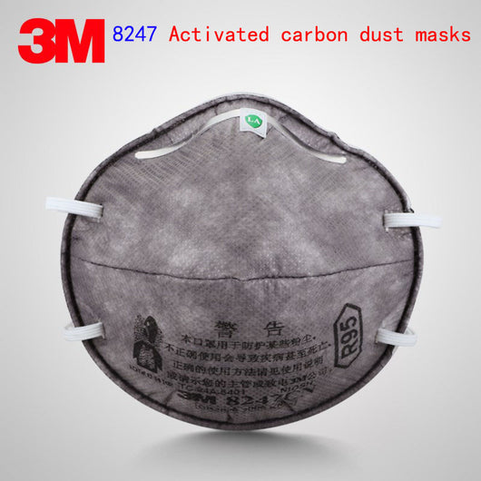 3M 8247 R95 respirator mask Activated carbon surface filter mask against Dust particles welding paint Fiber dust protective mask