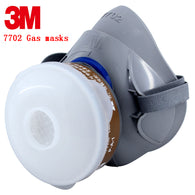 3M 7702 Advanced Silicone protective mask Comfortable type soft respirator mask Painting Graffiti respirator gas mask