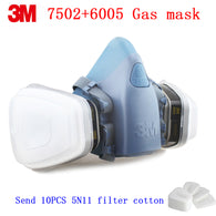 3M 7502+6005 respirator gas mask Genuine security 3M protective mask against formaldehyde Organic vapor chemical gas mask