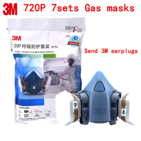 3M 720P respirator gas mask Genuine Original production protective mask against Painting pesticide Organic steam respirator mask