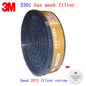 3M 3001 gas mask filter Genuine security 3M replace Activated carbon filter 3000 Series mask Special filter