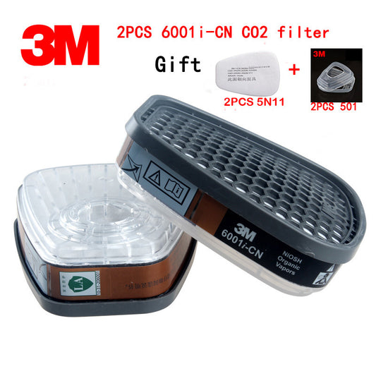 3M 6001i -CN gas mask filter Genuine high quality 6000/7000 ries of gas masks filter Organic steam Ether gasoline Mask filter