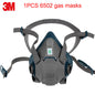 3M 6502 respirator mask Genuine security high quality respirator face mask With 6000/2000 series Anti-virus dust mask