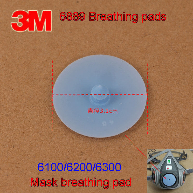 3M 6889 Breathing valve Gasket 6100/6200/6300 mask Breathing valve piece blue rubber Exhale replace Accessories