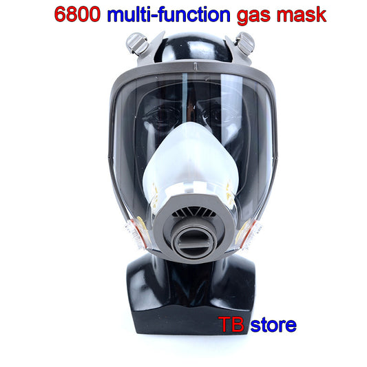 6800 respirator gas mask Multipurpose 3 types interface full face gas mask Suitable for 3M /SJL filter Spray protective mask