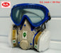 SJL respirator mask +3M 6001/5N11/501 filter protective mask against Painting spraying respirator gas mask