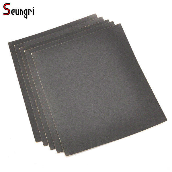 SR 10Pcs 230x280mm Grit 800 1000 1200 1500 1200 Waterproof Sanding Paper Wet Dry Polishing Sandpaper Grit Granularity Metal Wood