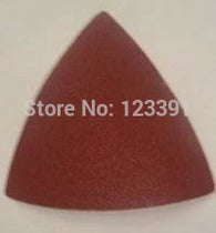 Free shipping 20PCS triangular sandpaper sand paper 80#  for most of oscillating mulitifunctional tools using