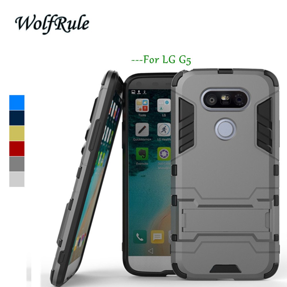 sFor Phone Case LG G5 Cover For LG G5 LGG5 WolfRule Silicon &Plastic Dual Layer Armor Case For LG G5 Case H830 H840 Funda Capa