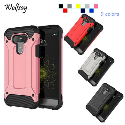 Wolfsay For Cover LG G5 Case H820 H830 H850 LS992 VS987 Silicone Hard Back Armor Phone Cases For LG G5 Cover For Fundas LGG5 <