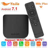 Mecool M8s Plus W TV Box Android 7.1 Amlogic S905W QuadCore 1G8G 2G/16G Support MAG 250 Stalker IPTV PK x96 mini smart TV Box
