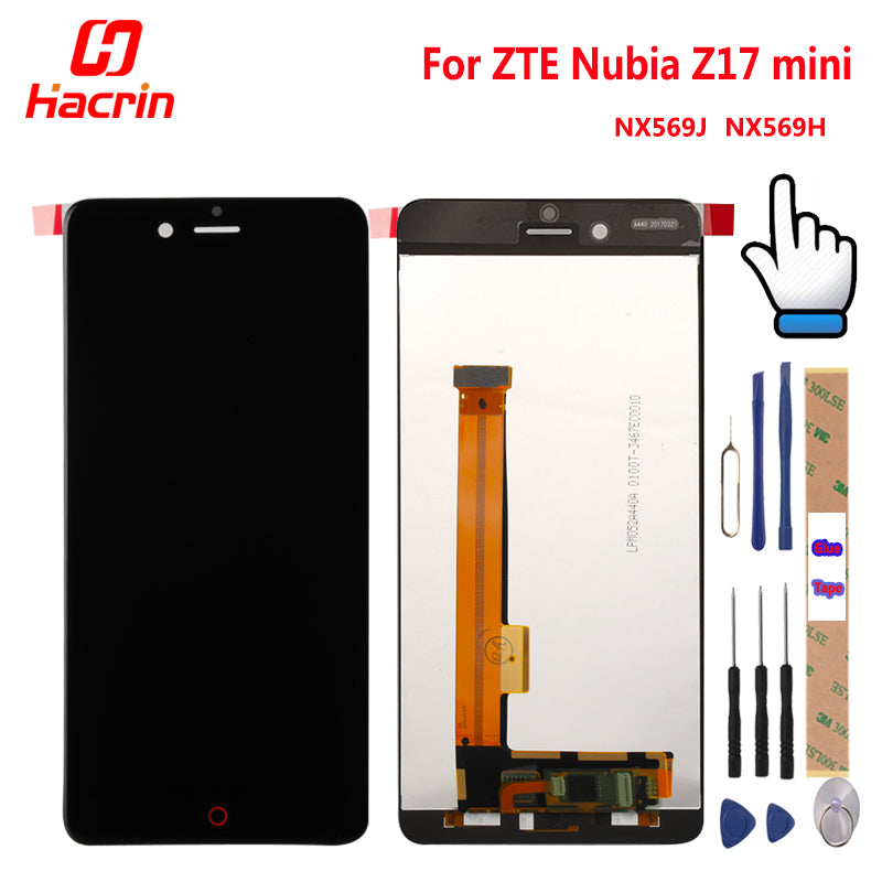 ZTE Nubia Z17 mini LCD Display+Touch Screen Test Good Digitizer Assembly Replacement For ZTE Nubia Z17 mini NX569J NX569H