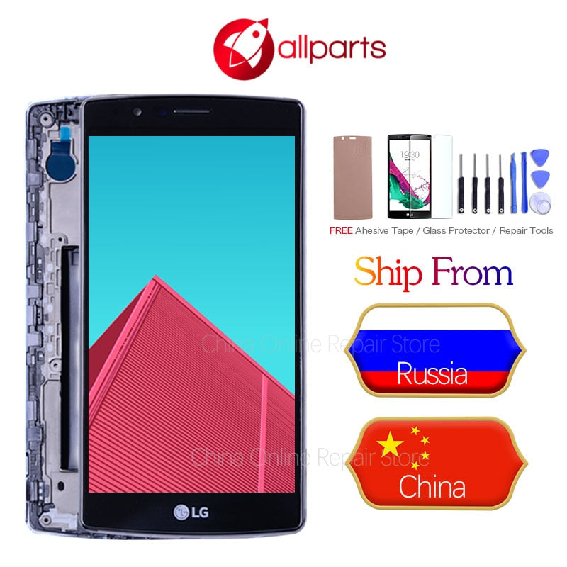 Single SIM ORIGINAL for LG G4 H815 Display LCD Touch Screen with Frame Replacment H810 H811 H815 Screen Display for LG G4 LCD