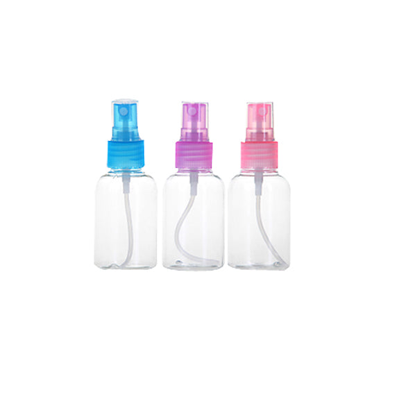 Empty Plastic Transparent Atomizer Refillable Bottle 50ml Small Liquid Containers Plastic Spray Bottles Makeup Tools 8  H7JP