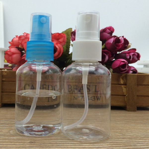 2pcs Atomizer Perfume Shampoo Lotion Toner Liquid Cosmetic Plastic Pressure Mouth Points Bottling Bottle 50ml Spray Pump Bottles