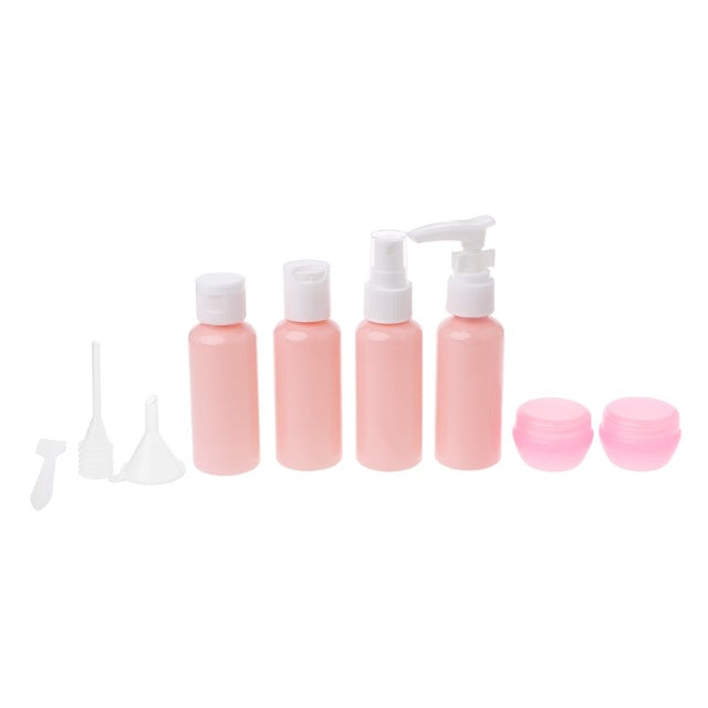 3 Colors Cosmetics Plastic Travel Bottles Package Set Pressing Spray Cream Lotion Liquid Tools New