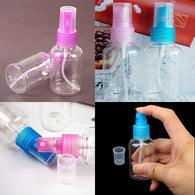 Mini Plastic Atomizers Hydrating Spray Bottle 50ml Portable Transparent Small Empty Refillable Liquid Make Up Container
