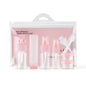 9pcs/set Travel Refillable Bottles Set Spray Emulsion Bottle Portable Plastic Cosmetic Storage Bottle Organizer Set