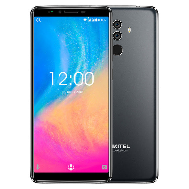 OUKITEL K8 Android 8.0 6.0" FHD+ 18:9 MTK6750T Octa Core 4G RAM 64G ROM 5000mAh 13.0MP+5.0MP Fingerprint Face ID Smartphone