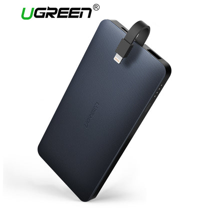 Ugreen Power Bank 10000mAh External Phone Battery Charger for iPhone X 8 7 Xiaomi Samsung S8 Huawei P20 Portable Poverbank 10000