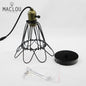 Vintage Loft Modern Pendant Lights Retro Industrial Edison Black Iron Cage Lampshade Dining Room Restaurant Bar Indoor Lighting