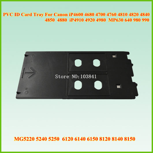 New compatible PVC ID Card tray For Canon IP 4600 4700 4760 4820 4850 4880 4910 4980 MP630 640 MG 5250 6120 8150 inkjet printer