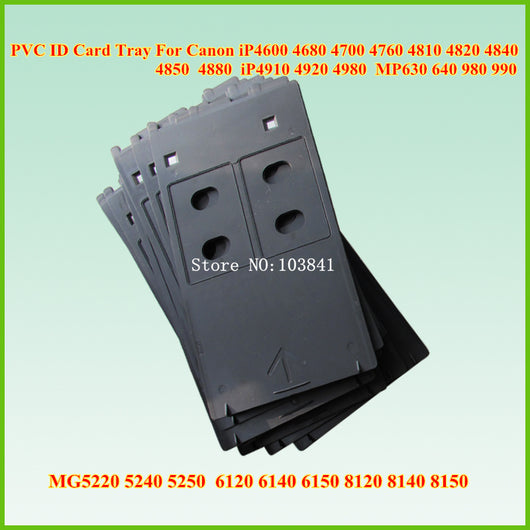 New compatible PVC ID Card tray For Canon IP4600 IP 4700 4760 4820 4850 4880 4910 4980 MP630 640 MG 5250 6120 8150 printer