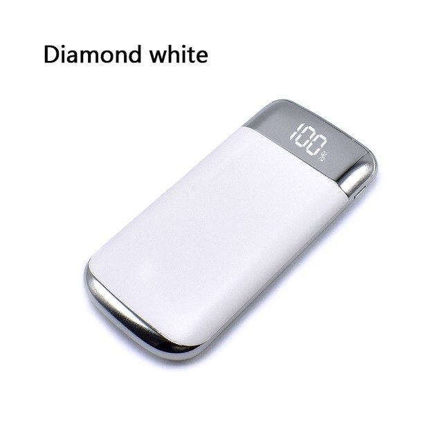 20000mah Power Bank External Battery 2 USB LCD Powerbank Portable Mobile phone Charger Mobile Phone Chargers For iPhone For OPPO