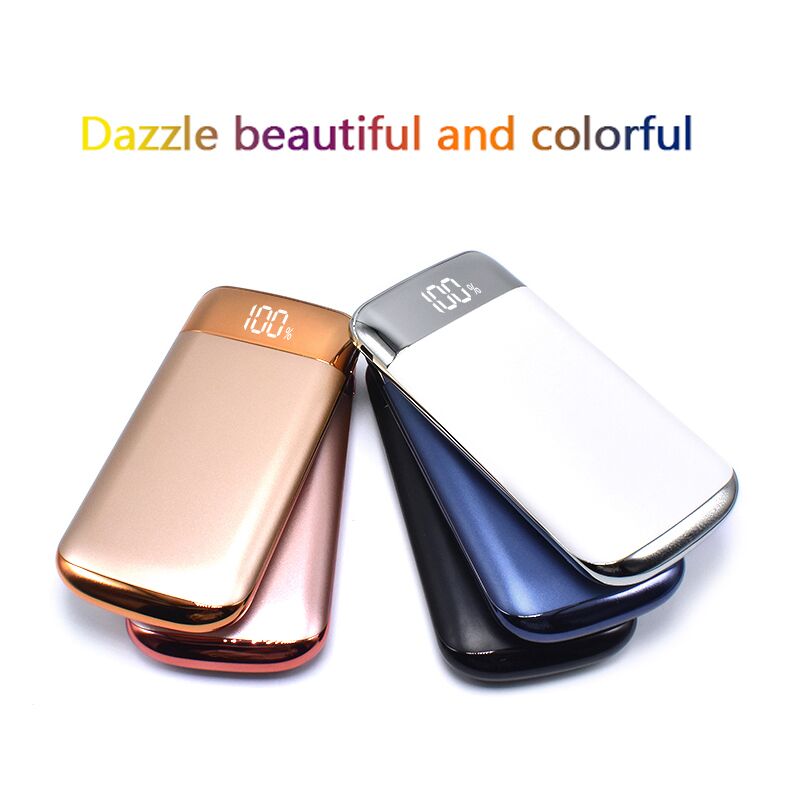 2018 Hot Sale 20000mah Power Bank External Battery 2 USB LCD Powerbank Portable Mobile Phone Charger for Xiaomi Mi 18650