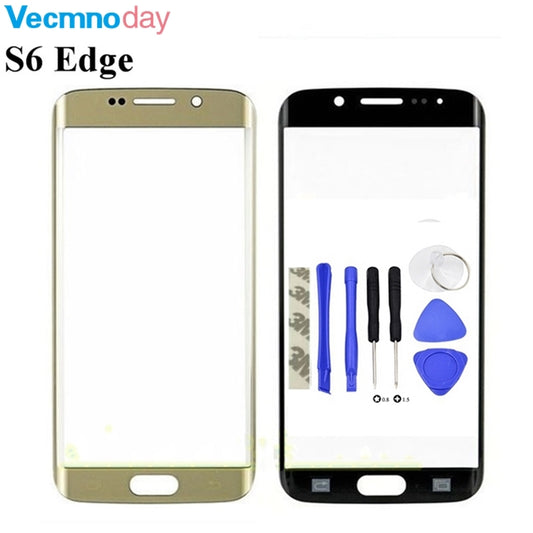 S6Edge Touchscreen Panel For Samsung Galaxy S6 Edge G925 G925F Touch Screen Sensor LCD Display Digitizer Glass Cover Replacement