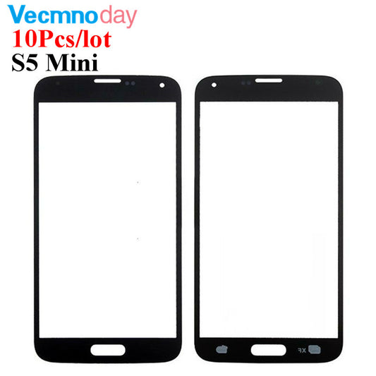 Vecmnoday 10Pcs/lot 4.5'' Replacement For Samsung Galaxy S5 Mini G800 G800F Front Glass Touch Screen Outer Panel Lens