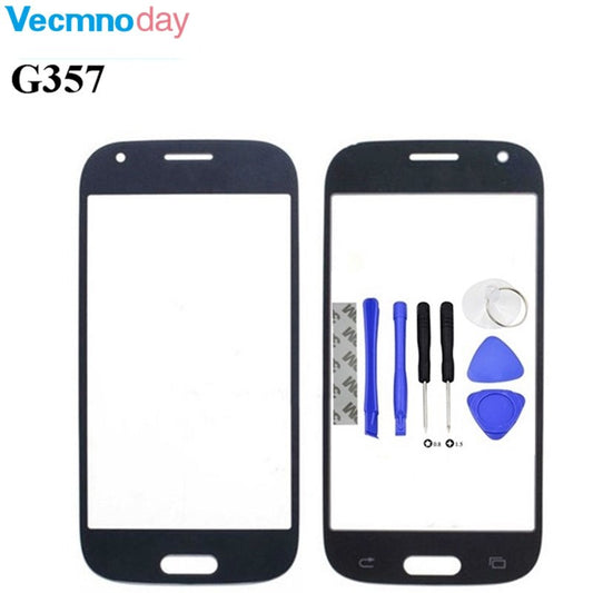 Vecmnoday Touch Screen Glass For Samsung Galaxy Ace 4 G357 G357FZ Front Outer Glass Cover Lens With Logo+Tools