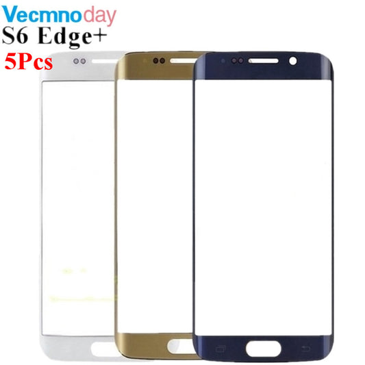 Vecmnoday 5Pcs/lot Front Outer Glass Lens Replacement For Samsung Galaxy S6 Edge Plus S6 Edge+ G928 G928F free shipping