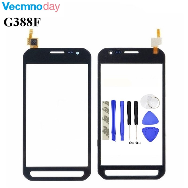 Top Brand 4.5" Digitizer Touch Screen Panel Sensor Lens Glass For Samsung Galaxy Xcover 3 G388 G388F + Tools