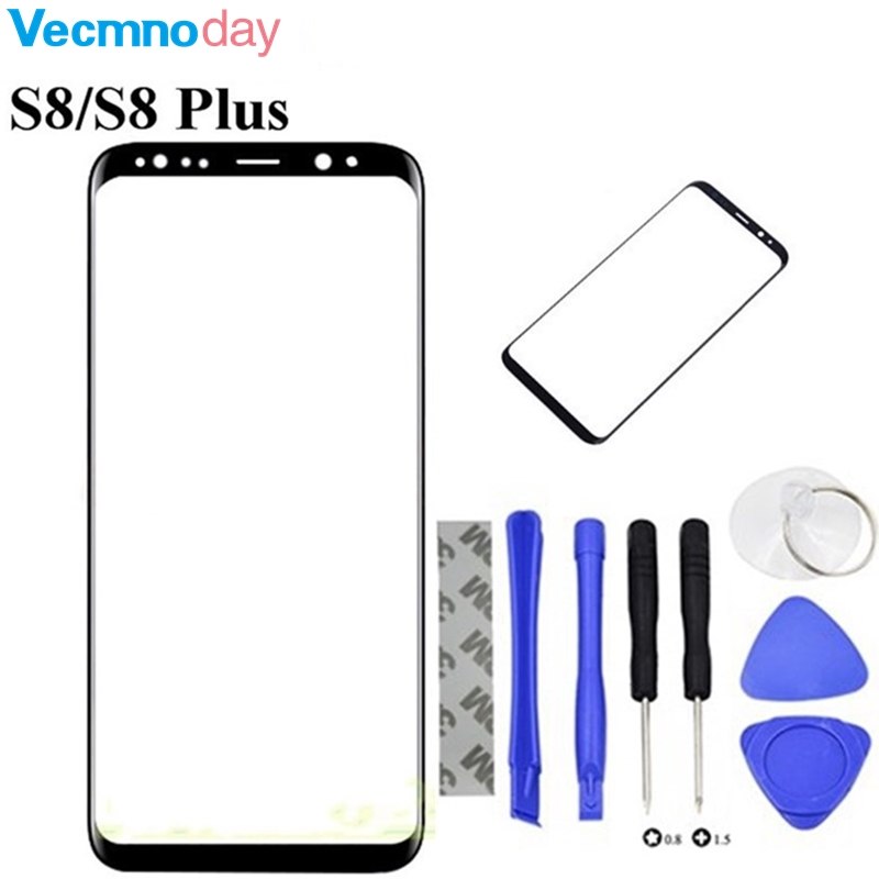 Touch panel Replacement For Samsung Galaxy S8 G950 G950F 5.8" / S8 + plus G955 6.2 " black Front Outer Glass Lens Cover