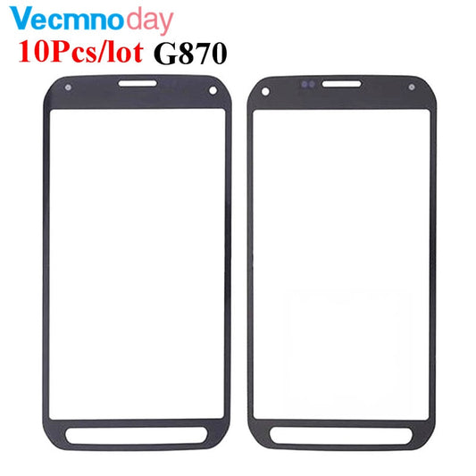 Vecmnoday 10Pcs/lot 5.1" Touchscreen For Samsung Galaxy S5 Active G870A G870 Front Glass Touch Screen Outer Panel Repair Part