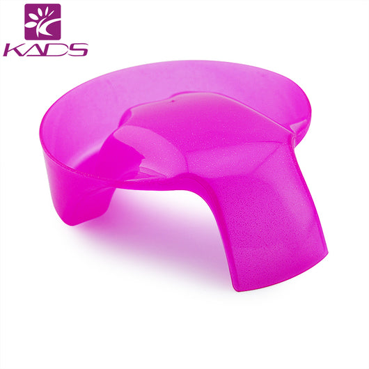 KADS 1pc Nail Art Hand Wash Remover Soak Bowl DIY Salon Glitter Nail Spa Bath Treatment Hand Resurrection Care Bowl Pink & White