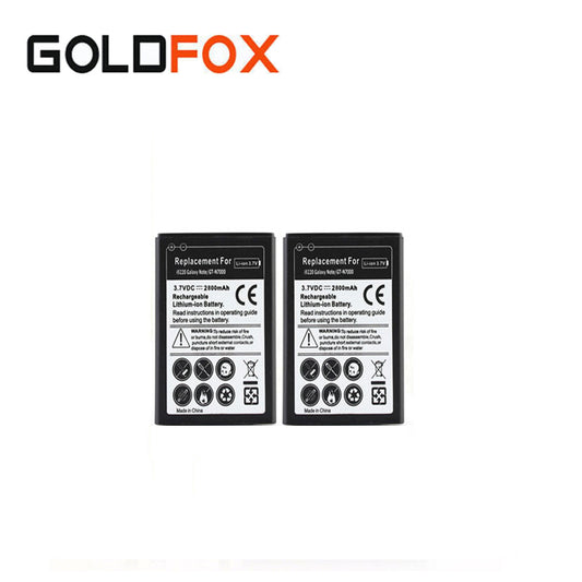 2 x 2800mah Mobile Phone Replacement Rechargeable Batteries Battery For Samsung Galaxy Note i9220 GT-N7000 N7000 Bateria New