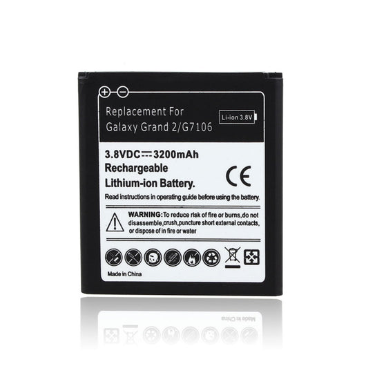 3200mAh Replacement Li-ion Battery For SamSung Galaxy Grand 2 G7106 Cell Phone Rechargeable Li-ion Batteria Bateria