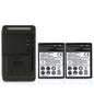 2x 1650mah Battery with Wall Charger for Samsung Galaxy S2 SII i9100 GT-i9100 Rechargeable Replacement Battery Li-ion Batteria