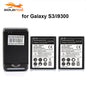 2x 2300mAh Replacement Battery + 1x Wall Charger For Samsung Galaxy S3 III S 3 i9300 I9308 I9305 L710 i747 i535 R530