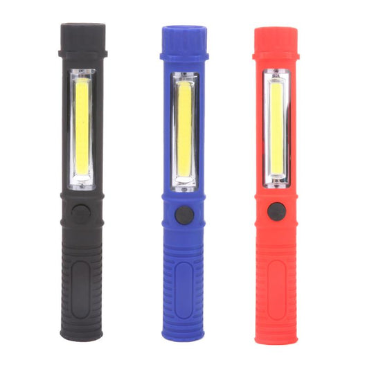 Portable Plastic LED flashlight Led Perfect Torch Lamp With Magnetic And Clip  Camping Outdoor Sport Light