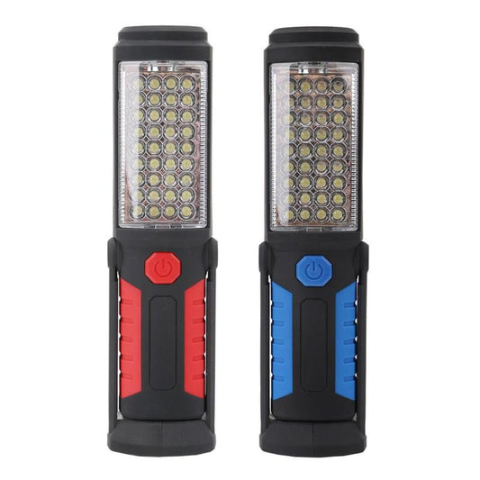 36+5LED Outdoor Fishing Light Magnetic Work Hand Lamp Emergency Torch Light Working Inspection Lamp with hook USB cable hot sale