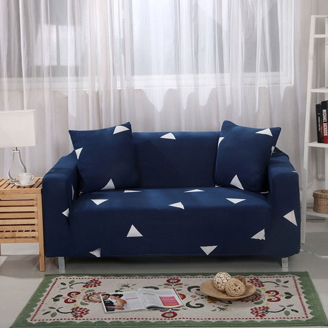 Stretch Slipcovers Sectional Elastic Stretch Sofa Cover for Living Room Couch Cover L shape Armchair Cover Single/Two/Three seat