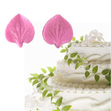 3D Flower Leaf Fondant Silicone Mold  Cooking Wedding Decoration Baking Sugar Craft Molds Leaves DIY Cake Silicone Mold