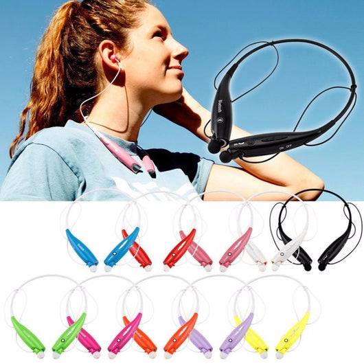 Bluetooth Wireless Hand Free Sports Stereo Headset Earphone headphone For Samsung for iPhone