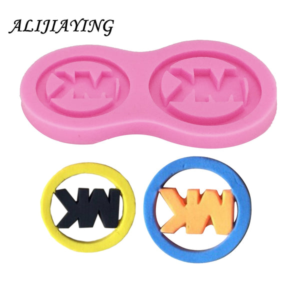 Brand Logo Molds Silicone Cake Mold DIY Chocolate Candy Moulds Fondant Cake Decorating Tools D0238